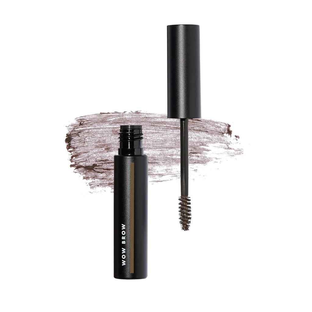 e.l.f. Wow Brow Gel, Volumizing, Buildable, Wax-Gel Hybrid, Creates Full, Voluminous-Looking Brows, Locks Brow Hairs In Place, Brunette