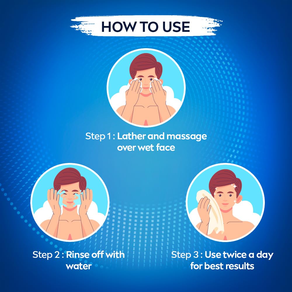 Nivea Men Dark Spot Reduction Face Wash (10x Whitening), 100 ML