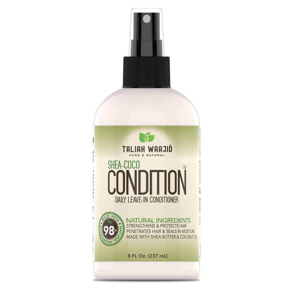Buy now Taliah Waajid Shea-Coco Daily Leave-In Conditioner – 8oz – Moisturizing Detangler for Natural Curly, Kinky & Wavy Hair – Lightweight Hydration with Shea Butter & Coconut. at indiglob india