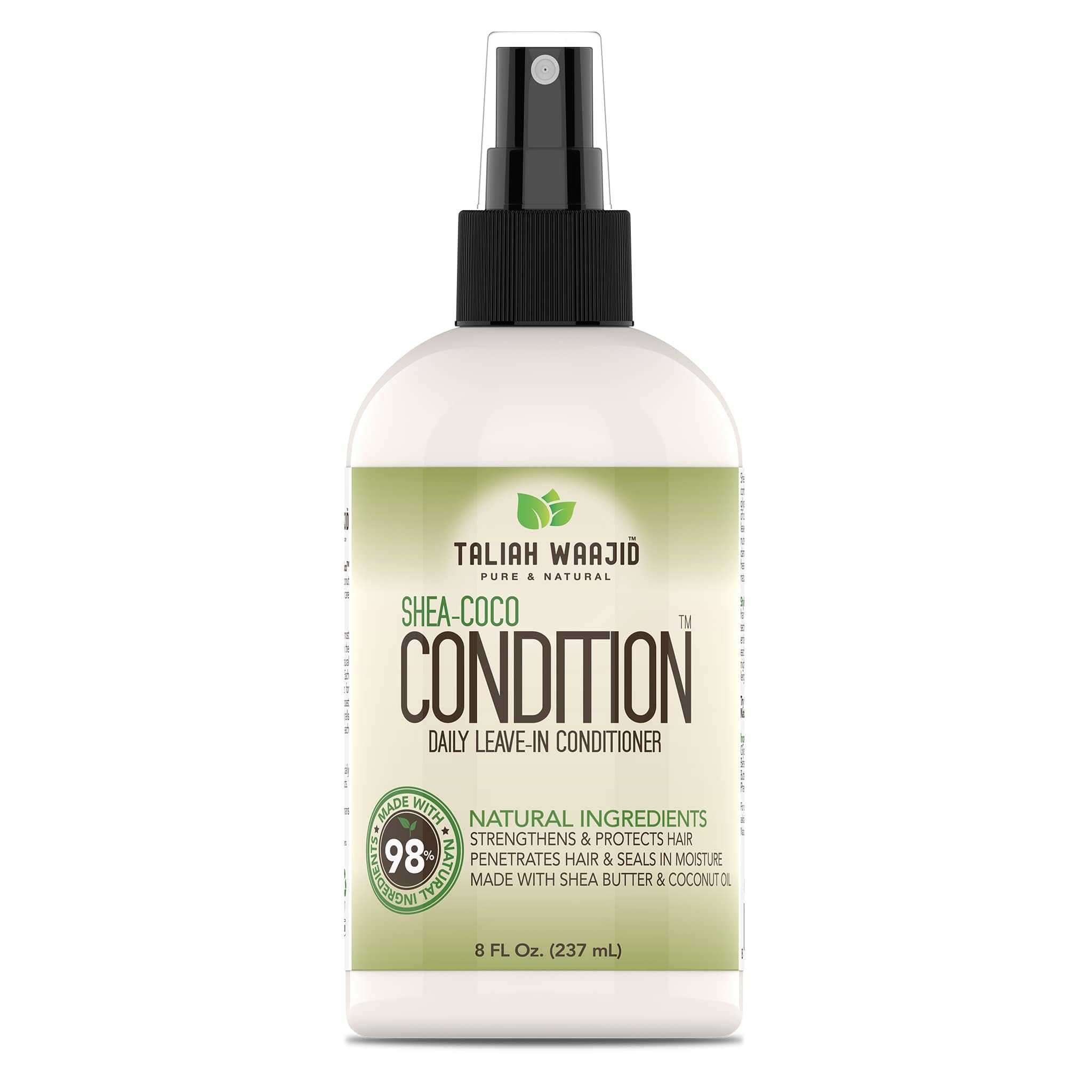 Buy now Taliah Waajid Shea-Coco Daily Leave-In Conditioner – 8oz – Moisturizing Detangler for Natural Curly, Kinky & Wavy Hair – Lightweight Hydration with Shea Butter & Coconut. at indiglob india