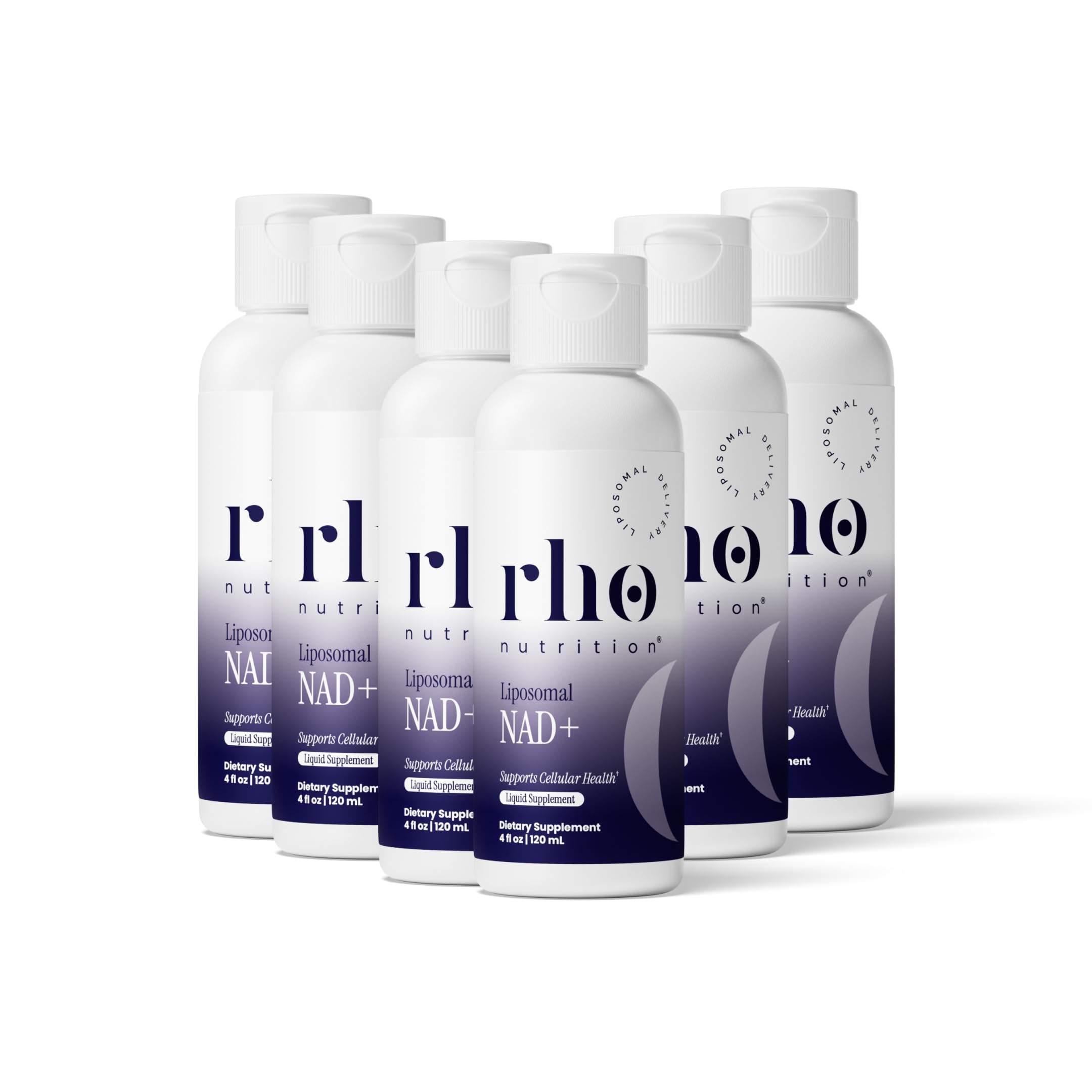 Rho Nutrition Liposomal NAD+ Liquid Supplement | High Absorption Formula, Active NAD+, Cellular Health, Healthy Aging & Energy Metabolism, 30 Servings