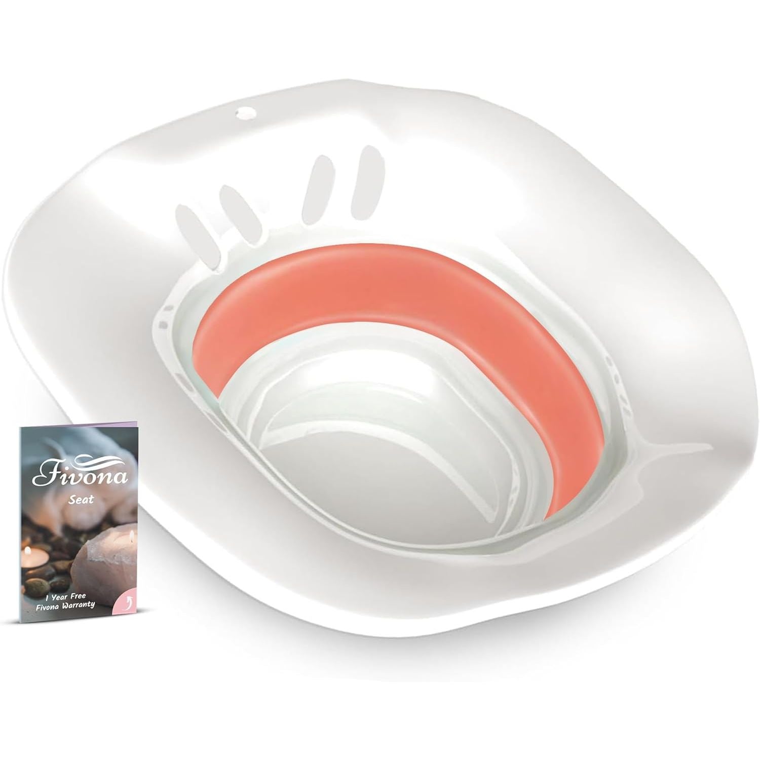 Buy now Fivona Sitz Bath for Toilet Seat Postpartum and Hemorrhoids Care - Yoni Steam Seat - Foldable Basin for Epsom Salt Soak - Portable Bidet BPA Free Temperature Resistant - Universal Fit - Pink Pink at indiglob india