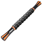Buy now Muscle Roller Massage Roller Stick- Deep Tissue Fascia Blaster for Myofascial Pain Relief, Lymphatic Drainage & Body Sculpting, Handheld Physical Therapy & Recovery Tool (Black White-24 inch) at indiglob india