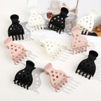 Premium imported set of 10 Root Clips for Curly Hair in black, white, and pink. Ideal for adding volume and securing curls.