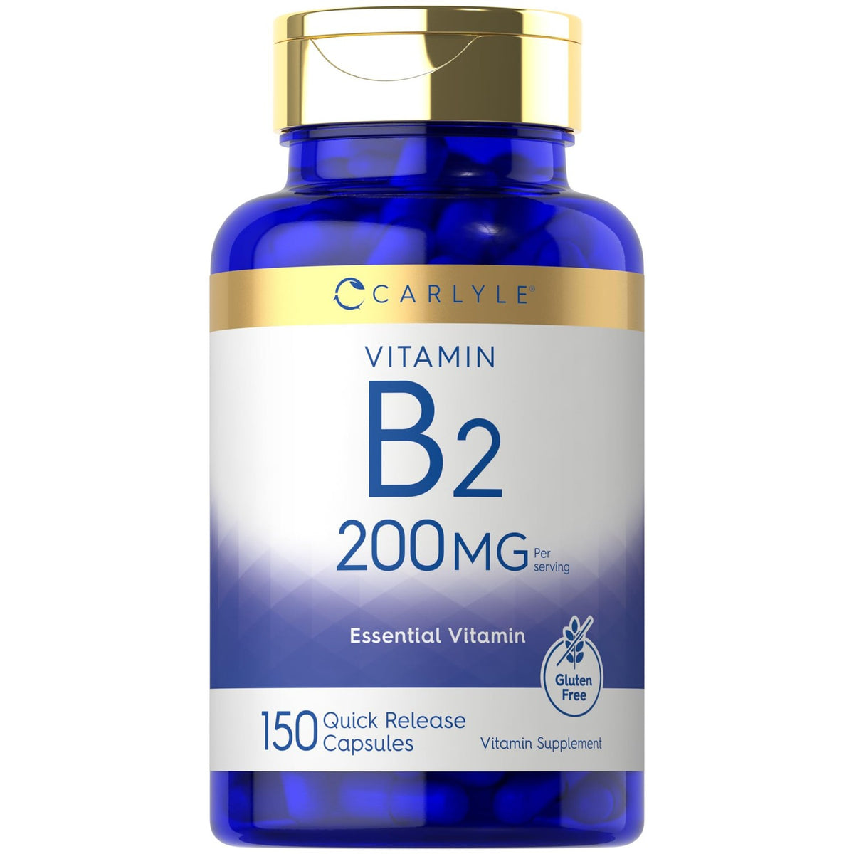 Carlyle Vitamin B2 200mg | 150 Count | Riboflavin