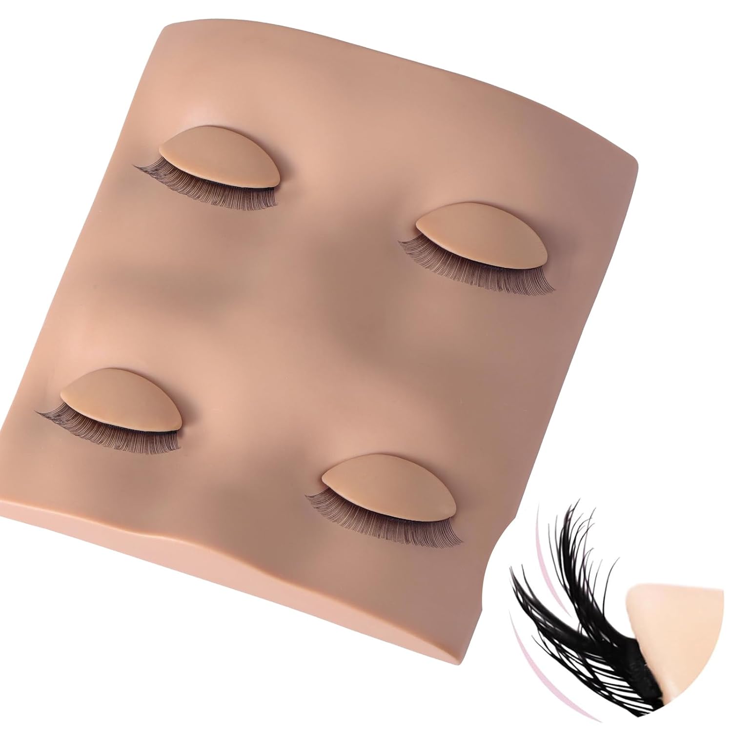 Buy now Pretty memory Lash Mannequin Head with 2 Pairs of Removable Practice Eyelids, Realistic Eyelash Mannequin Head, Soft-Touch Lash Extension Supplies for Practice Upgrade Mannequin Head at indiglob india