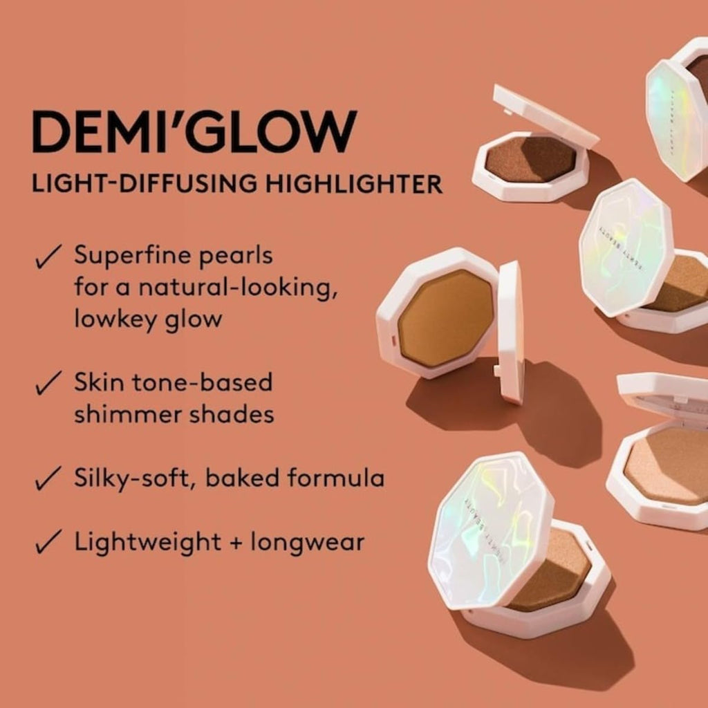 Buy now Demi'Glow Light-Diffusing Highlighter by Fenty Beauty at indiglob india