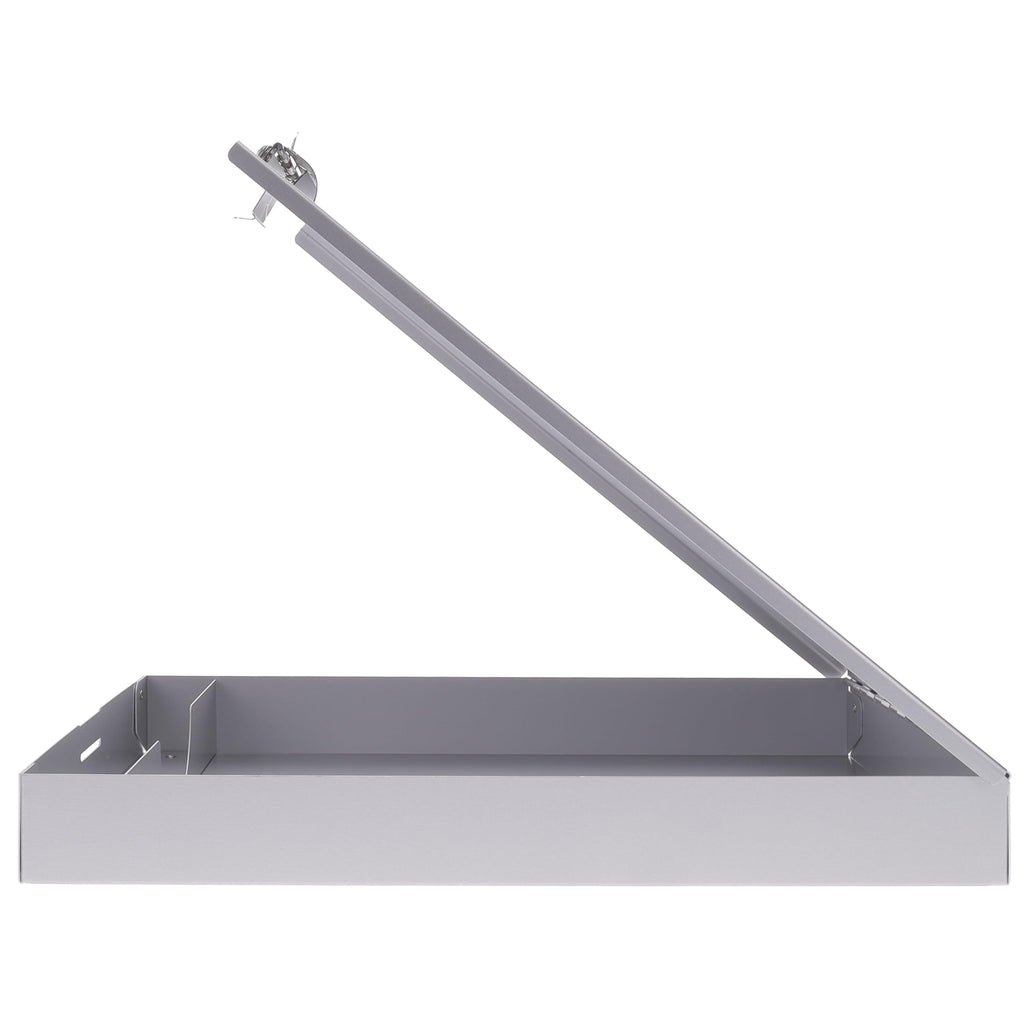 Saunders Redi-Rite Aluminum Storage Clipboard, Nursing, Letter Size, Silver