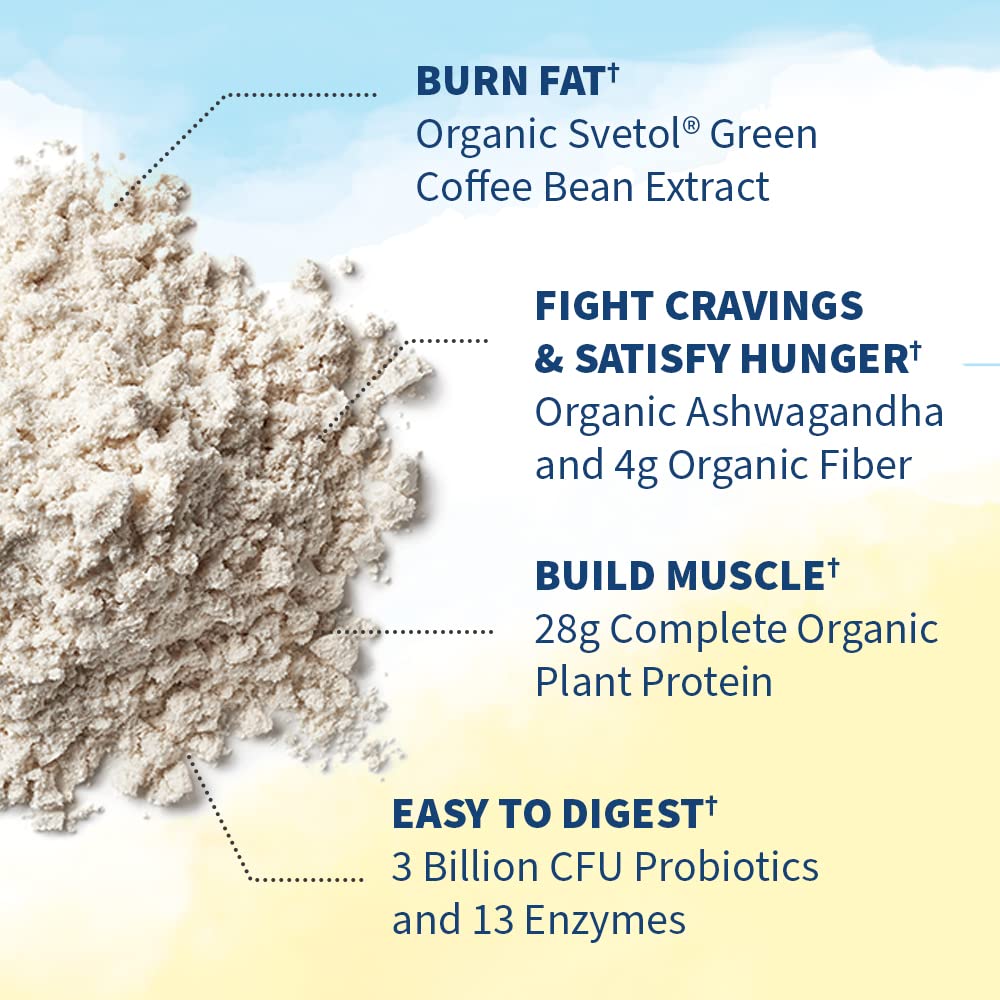 Garden of Life Raw Organic Fit Vegan Protein Powder, Vanilla, 20 Servings