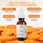 Buy now SKIN DEVA 20% Vitamin C Serum for Face with Vitamin E Plus Ferulic Acid Skincare Water Based 1 fl oz 30 ML Rejuvenates Skin to Fresh & Neutralizes Free Radicals to Brighten Even Vitamin Serum at indiglob india