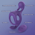 Tracy's Dog Vibrating Cock Ring, Adult Sex Toy Vibrator for Men and Couples