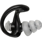 SureFire EP4 Sonic Defenders Plus Filtered Earplugs, Triple flanged Design, Reusable, Black, Medium