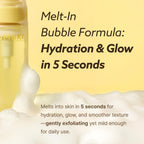 Honey Banana PDRN Bubble Toner | No-Rinse Korean Toner with Plant PDRN, Retinol, Panthenol & Hyaluronic Acid | Hydrating Exfoliating Bubble Mask for Glass Skin Glow | BDRN K-Beauty, 5.07 fl oz
