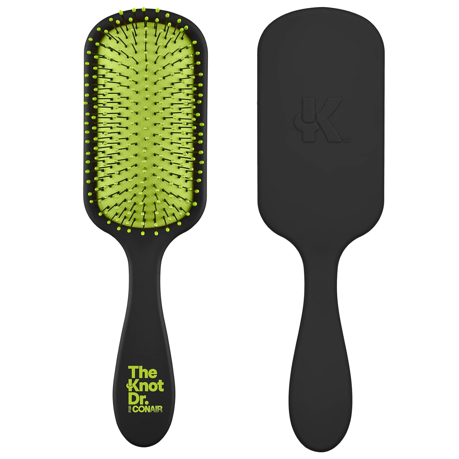 Buy now The Knot Dr. hair brush by Conair - Detangling hair brush - Removes Knots and Tangles in wet or dry Hair - hair brushes for women - Pink 1 Count (Pack of 1) Green at indiglob india