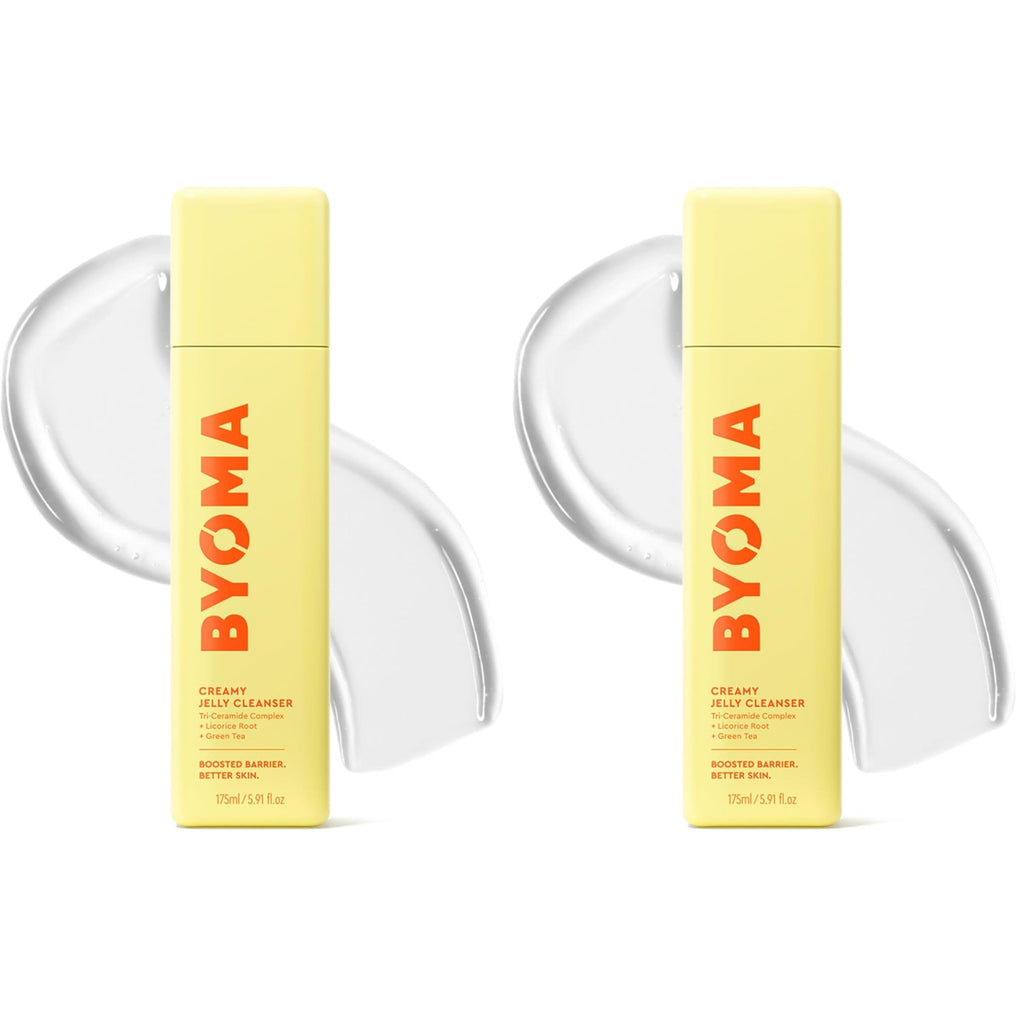 BYOMA Creamy Jelly Cleanser | Hydrating Face Wash with Ceramides, Soothing Formula, No Oily Residue, Fragrance Free, for All Skin Types