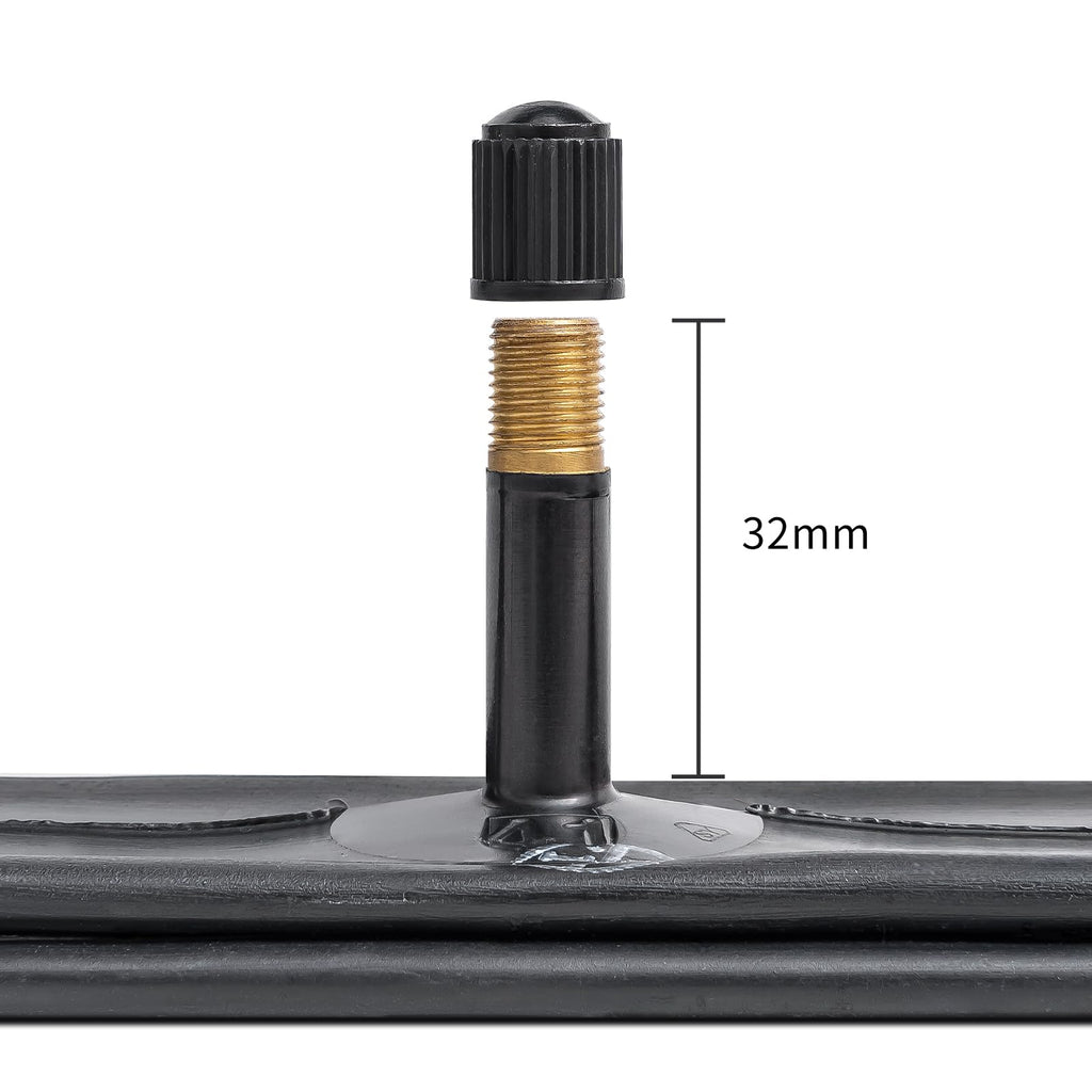 2-PCS 24" Heavy Duty Bike Tubes 24x1.75/2.25 AV32MM Schrader Valve 45/57-507 Inner Tubes Compatible with 24 x 1.75 24x1.95 24x2.10 24x2.125 24x2.25 Cruisers, City, Mountain Bicycle Bike Tire Tubes
