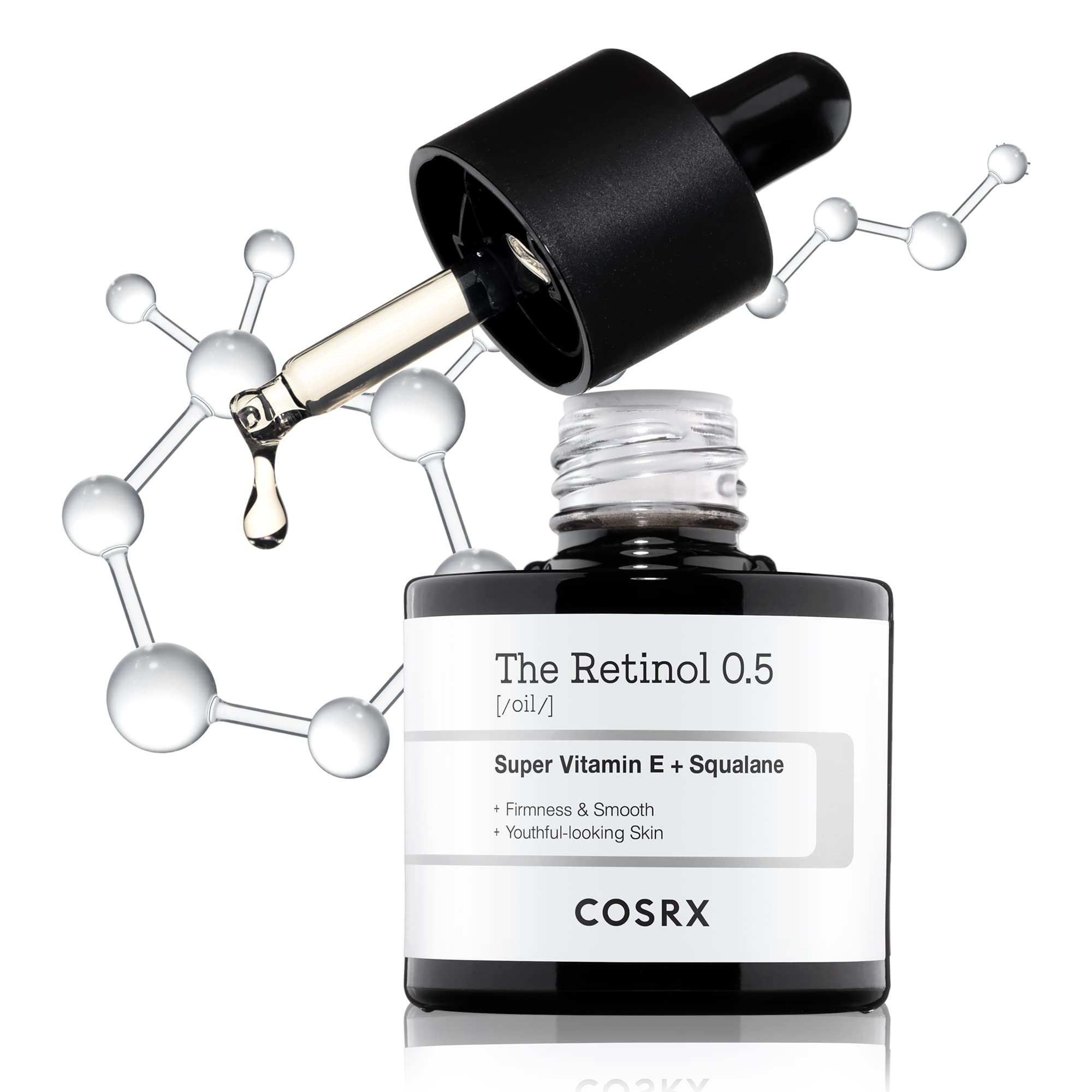Buy now COSRX Retinol 0.5 Oil, Anti-aging Serum with 0.5% Retinoid Treatment for Face, Reduce Wrinkles, Fine Lines, Gentle Skincare for Day & Night, Not Tested on Animals, Korean Skin Care at indiglob india