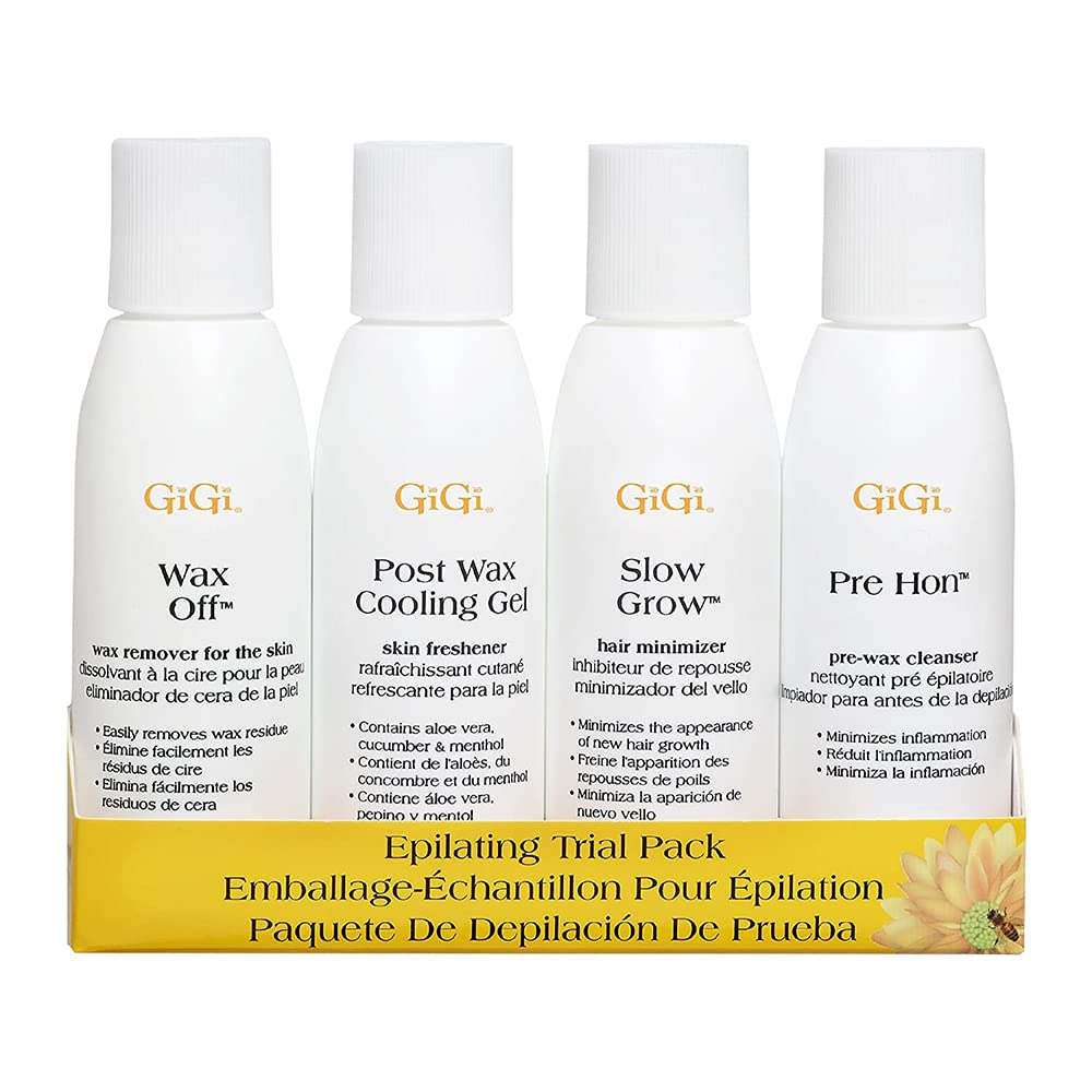 Buy now GiGi Post Waxing Treatment, Slow Grow Hair Inhibitor Lotion with Argan Oil, Hair Growth Minimizer for Men and Women, 8 oz, 1 Pack 8 Fl Oz (Pack of 1) Epilating Trial Pack at indiglob india