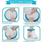 Buy now Waterproof Foot Cast Cover Wound Protector for Shower Bath, Watertight Cast Bag Covers for Broken Surgery Foot, Wound and Burns - Reusable [2025 Upgrade] at indiglob india