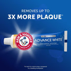 ARM & HAMMER Advance White Baking Soda & Peroxide Toothpaste, Extreme Whitening 4.3 oz (Pack of 2)