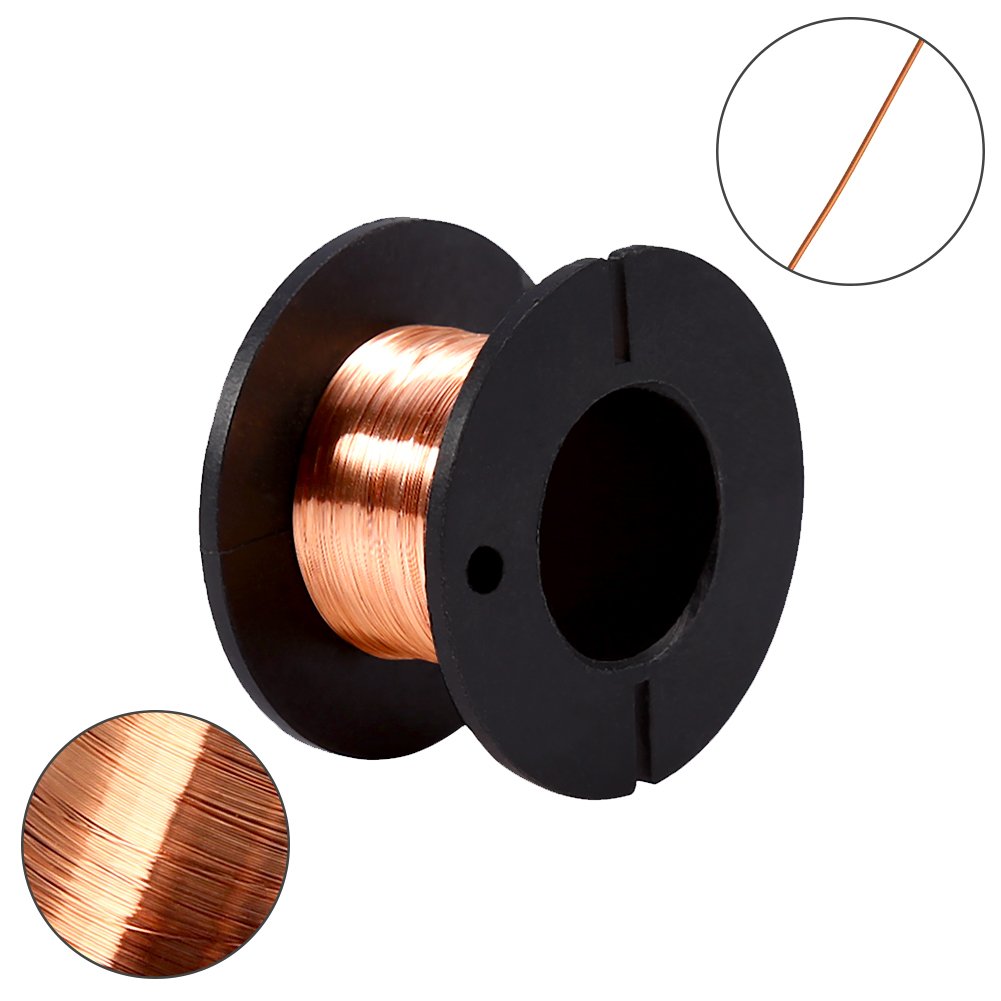 Buy now 5 Rolls/Set 12m Copper Wire Enameled Wire Copper Winding Wire Enameled Repair Wire 0.004" Diameter at indiglob india
