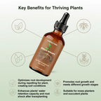 Root Drops,Liquid IBA Rooting Hormone for Cuttings,Rooting Vitamins Propagation Drops for Faster Roots &Less Shock Works in Water,Soil,LECA for All Indoor Houseplants Like Pothos,Monstera,Philodendron