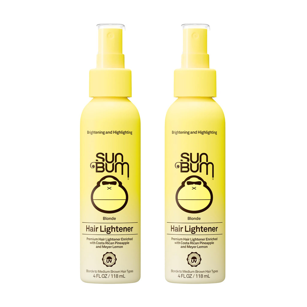 Sun Bum Hair Lightener Spray for Blonde to Medium Brown Tone - 4 oz | UV Protecting, Enriched with Pineapple and Meyer Lemon, Vegan
