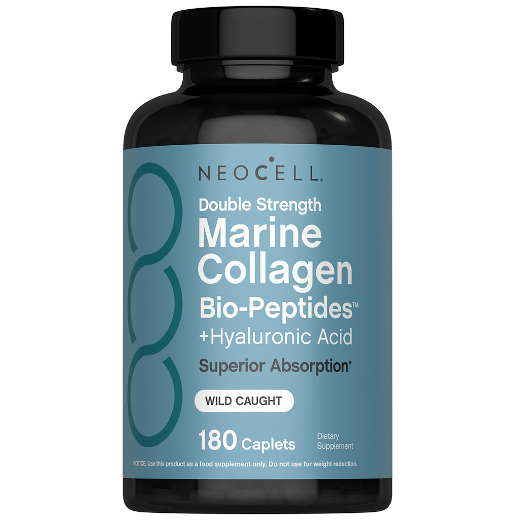 NeoCell Marine Collagen Peptides Supplement | 180 Caplets