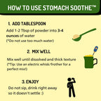 Soothe Naturals Acid Reflux Powder (90 Servings) | Natural Heartburn & Acid Reflux Relief - Alginate and L Glutamine Powder that Supports Gut Bacteria and Nourishes GI Lining