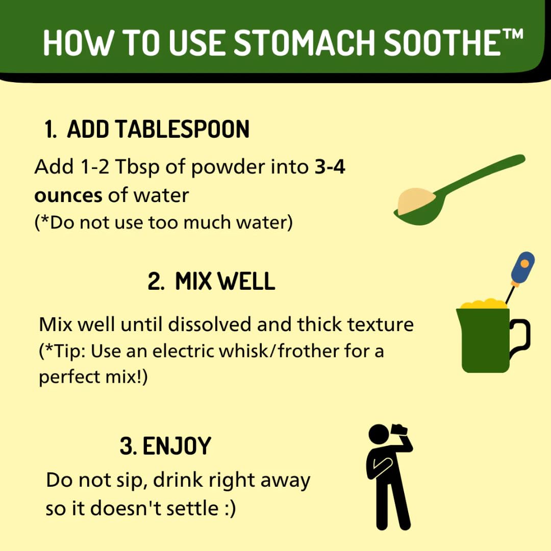 Soothe Naturals Acid Reflux Powder (90 Servings) | Natural Heartburn & Acid Reflux Relief - Alginate and L Glutamine Powder that Supports Gut Bacteria and Nourishes GI Lining