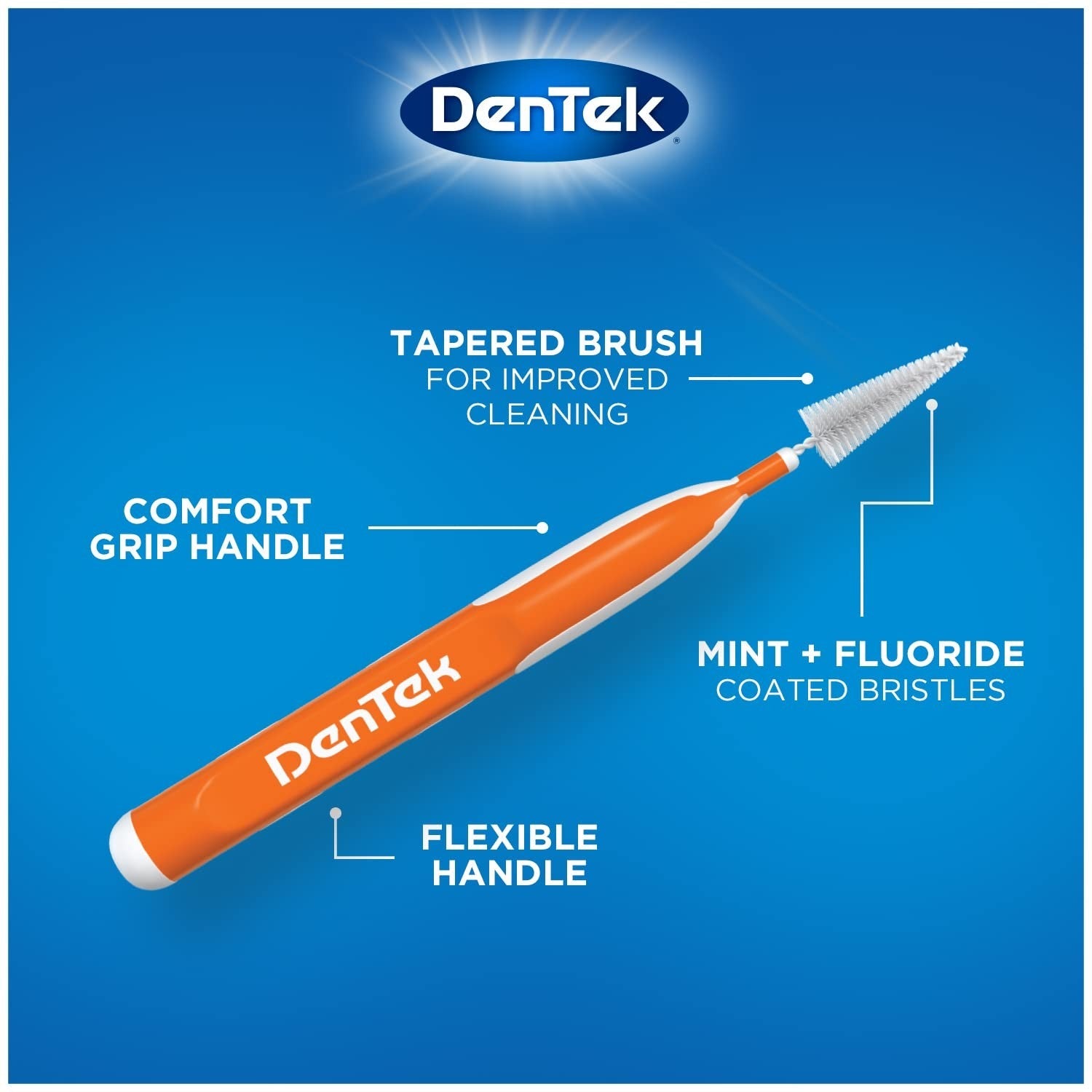 Buy now DenTek Easy Brush Interdental Cleaners, Mint, 16 Count at indiglob india