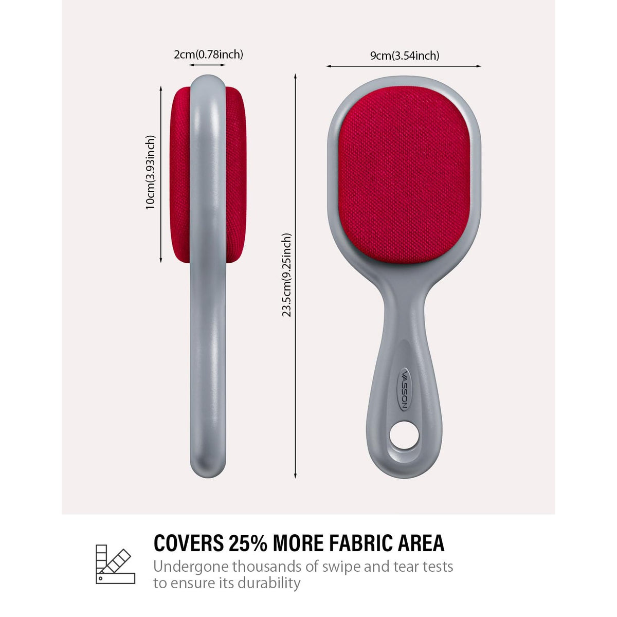 VASSON Double-Sided Lint Brushes for Clothes & Pet Hair Remover