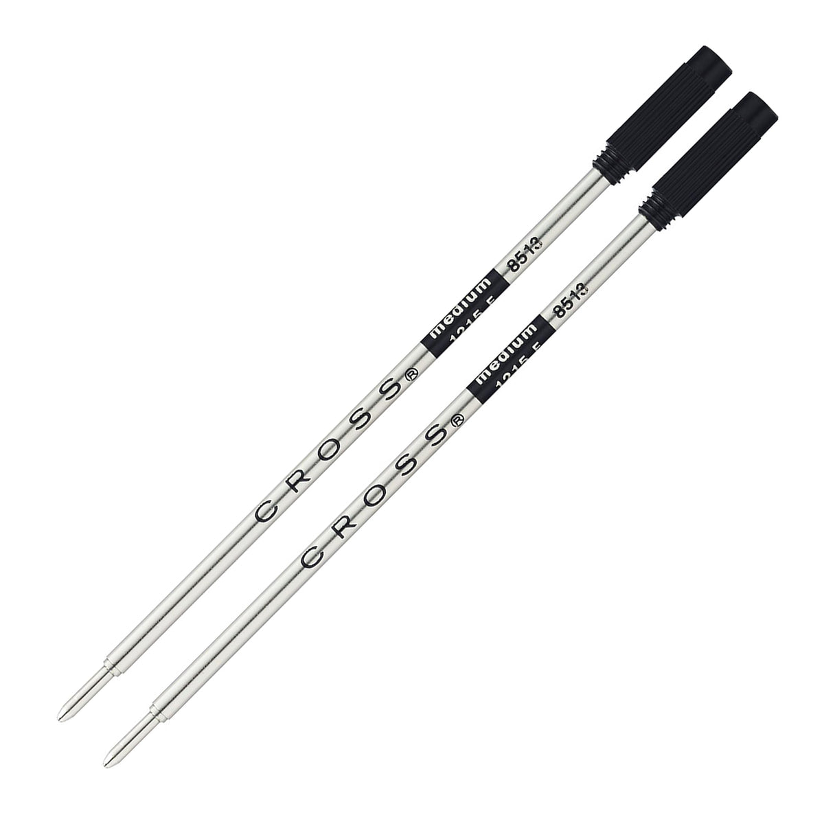 Cross Ballpoint Pen Refill, Black, Medium Point, 2-Pack Refill Set