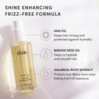 OUAI Hair Oil Travel Size - Helps Reduce Frizz (0.45 Fl Oz) | Add Shine and Smooth Split Ends - Color Safe Formula - Paraben, Phthalate and Sulfate Free