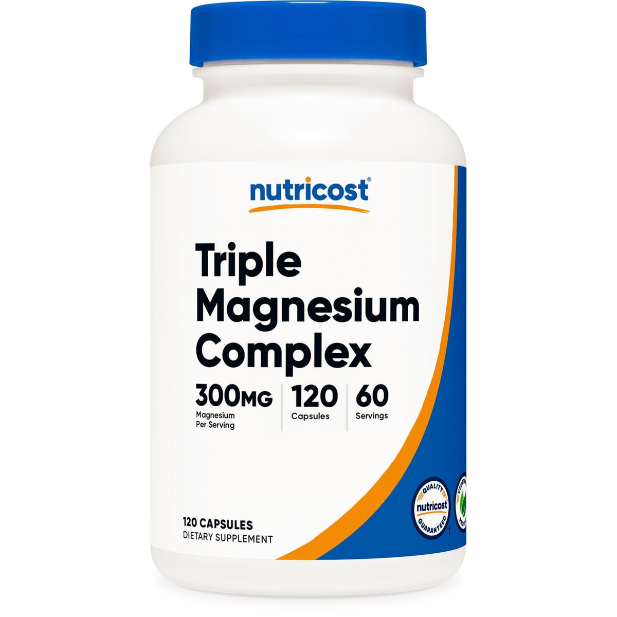 Nutricost Triple Magnesium Complex 300mg, 120 Capsules, 60 Servings