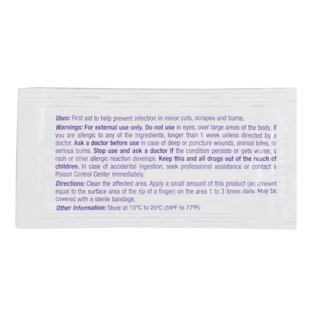 Medi-First First Aid Antibiotic 0.5 Gram Individual Packet Ointment 400 IU - 5 mg - 5,000 IU/Gram Strength, 25 Ct
