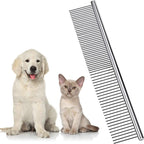 Dog Combs for Grooming, Metal Cat Comb for Long Haired