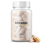 Menerals Mens Multivitamin, Trace Mineral Supplement with Fulvic Acid 60Ct | Testosterone - Natural All-in-One Men's Mineral Formula; Pairs Trace Minerals with Fulvic Acid; 60-Count Bottle