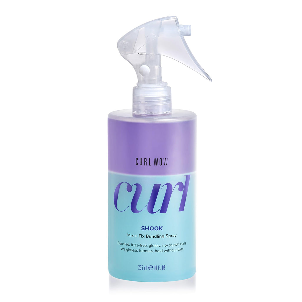 Buy now COLOR WOW Curl Wow Shook Mix + Fix Bundling Spray â€“ Shake-to-activate spray combines powerful hydrators + crunch-free polymers for perfectly defined, glossy, frizz-free curls at indiglob india
