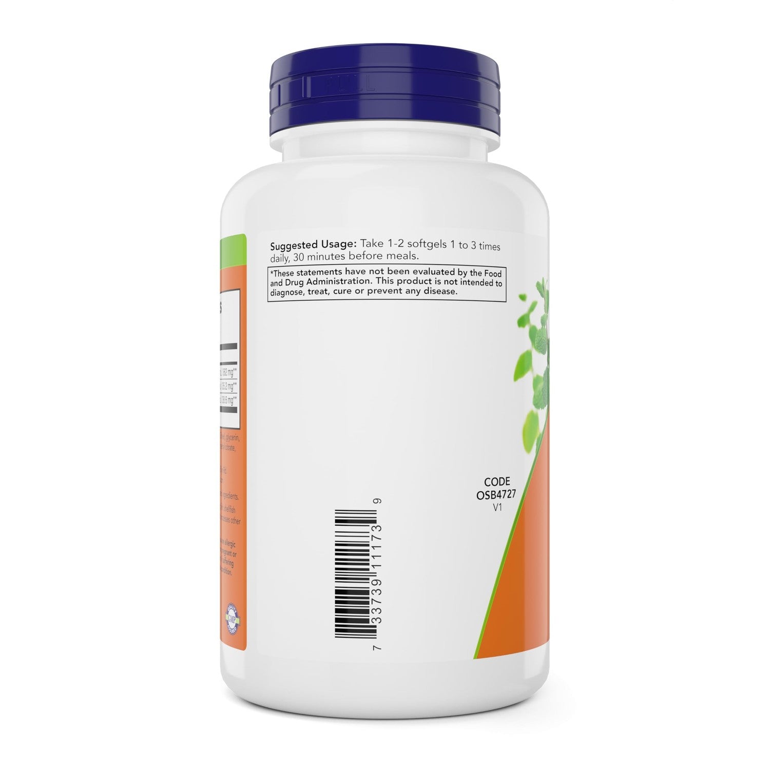 Buy now Now Peppermint Gels with Ginger Oil and Fennel Oil, 150 Softgels, Enteric Coated at indiglob india