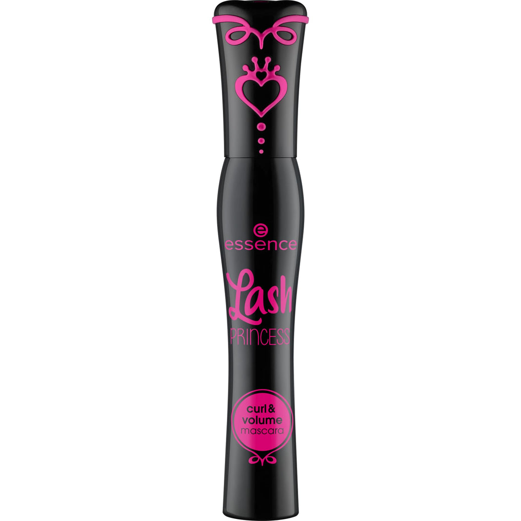 essence Lash Princess Curl & Volume Mascara, Black (Pack of 1) | Lifting, Volumizing & Lengthening Fiber Brush, Long-Lasting Lightweight Formula, Vegan, Cruelty Free, Paraben Free