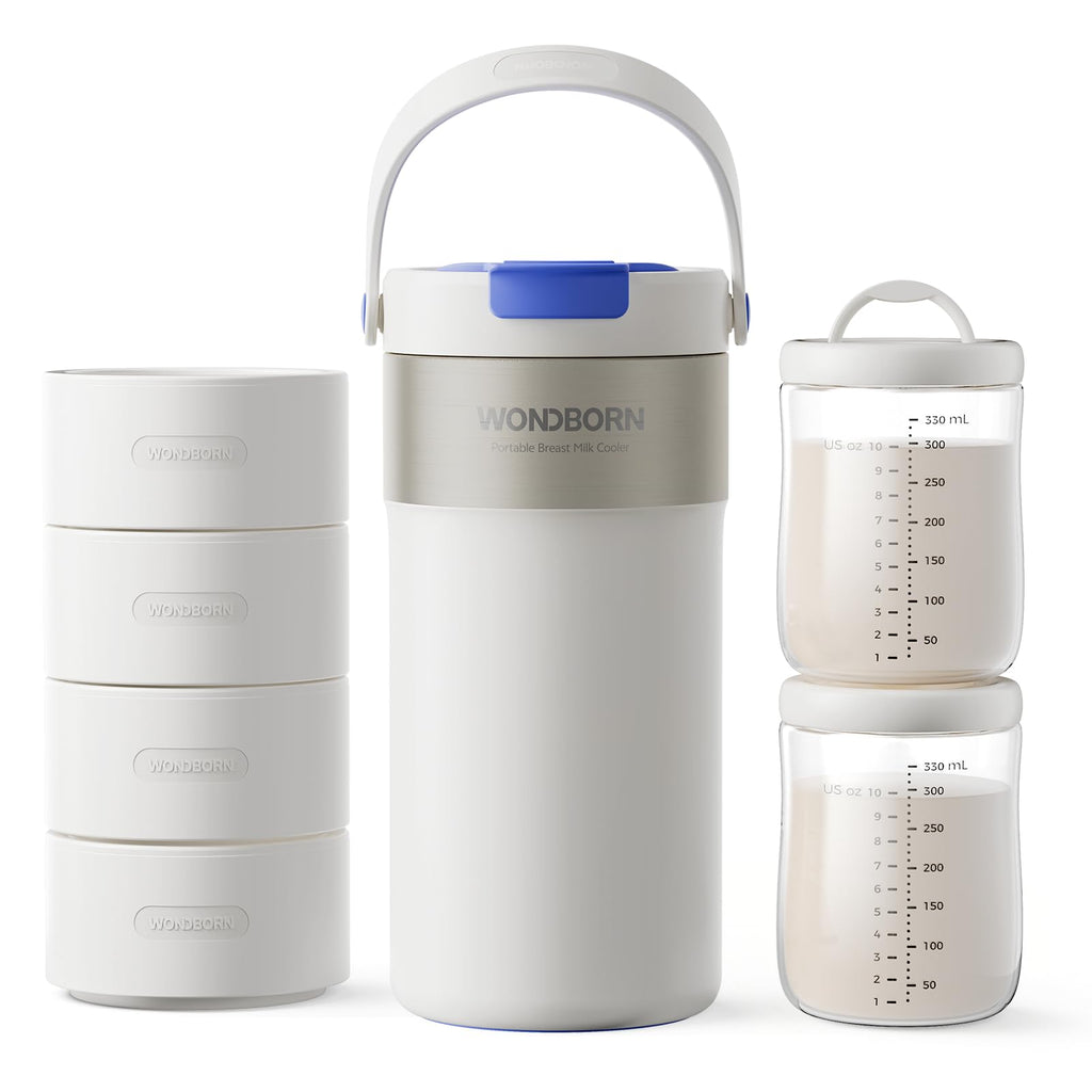 22oz Portable Breast Milk Cooler for Work & Travel, 30H+ Chill