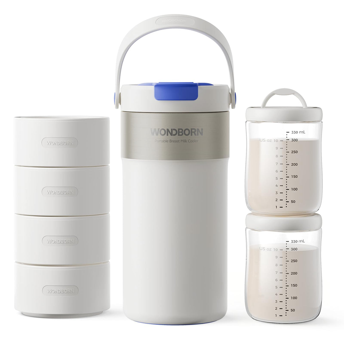 22oz Portable Breast Milk Cooler for Work & Travel, 30H+ Chill