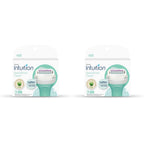Schick Intuition Sensitive Skin Womens Razor Refills with Vitamin E & Aloe, 3 Count
