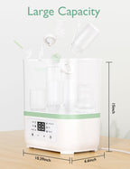 Momcozy Bottle Sterilizer and Dryer, 8-in-1 Electric Steam Baby Bottle Sterilizer for Baby Bottles, Baby stuffs & Breast Pump Accessories