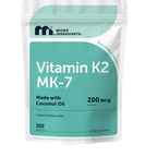 Micro Ingredients Vitamin K2 MK-7 200 mcg Per Serving, 300 Coconut Oil Softgels | K2 Vitamin Supplement with Coconut Oil | Non-GMO