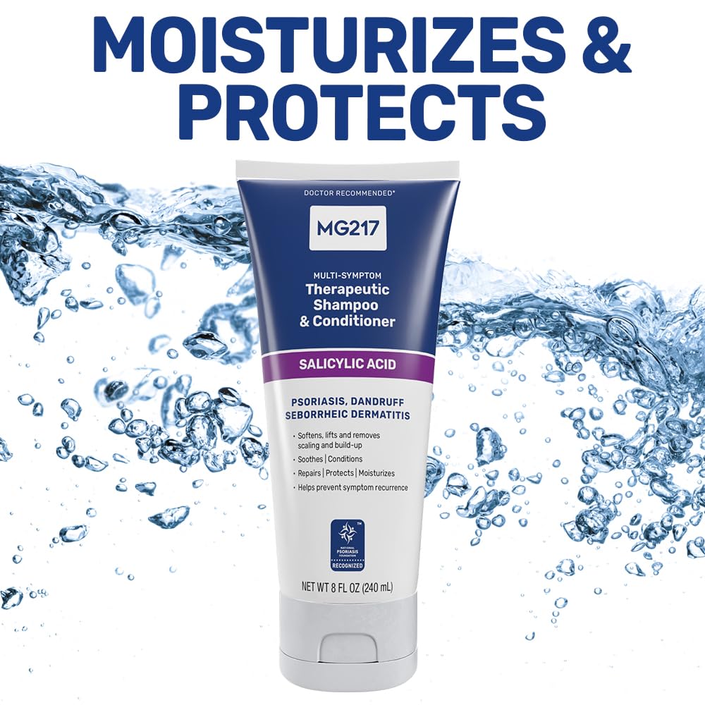 Buy now MG217 Psoriasis Scalp Solutions, Shampoo + Conditioner, 8 Ounce (5603) at indiglob india