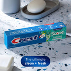 Buy now Crest + Scope Whitening Toothpaste - Pack of 3, 5.4 Oz Tubes - Anticavity Fluoride Toothpaste, Fresh Breath, Kills Germs - Tartar Protection, Enamel Protection - Minty Fresh Flavor at indiglob india