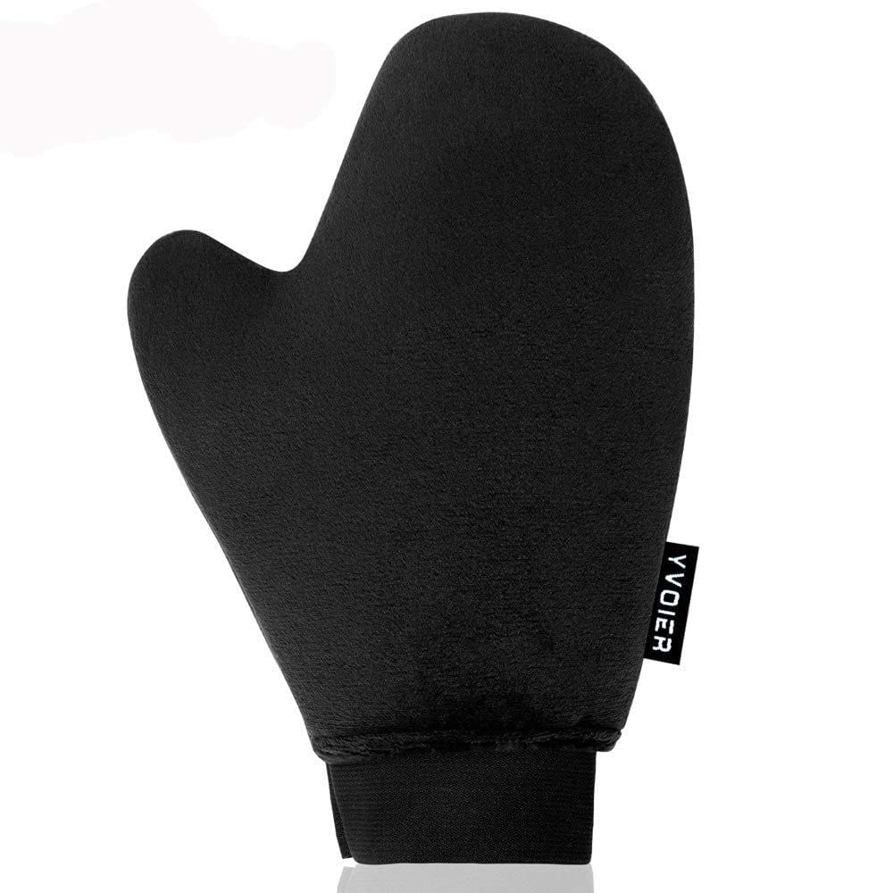 Streakless Self Tanning Mitt Applicator Kit, 5 Pack Self Tanner Mitt with Tanning Glove, Self Tanner Back Applicator, Tanning Brush, Mini Face Glove and Exfoliating Mitt