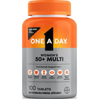 One A Day Multivitamin for Women 50 and Over Tablets, Womens Multivitamin 50 plus with Vitamins D, C, E, Zinc & Biotin, Daily Vitamins for Woman 50+, 100 Ct (Packaging May Vary)
